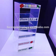 Accesorios para teléfonos Tienda minorista Multicapa 3 Mm Auriculares o auriculares de acrílico puro Pantalla de sobremesa